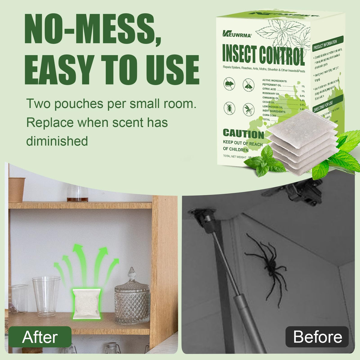 SAUPUSE indoor-outdoor placement in kitchens, bedrooms, and garages for versatile use.