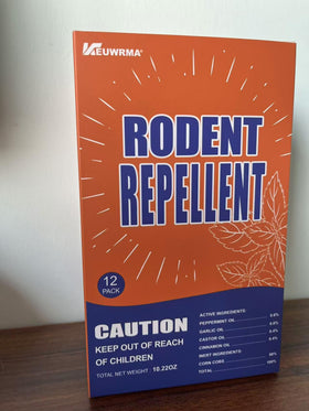 SAUPUSE peppermint oil pouch repels mice in vehicles
