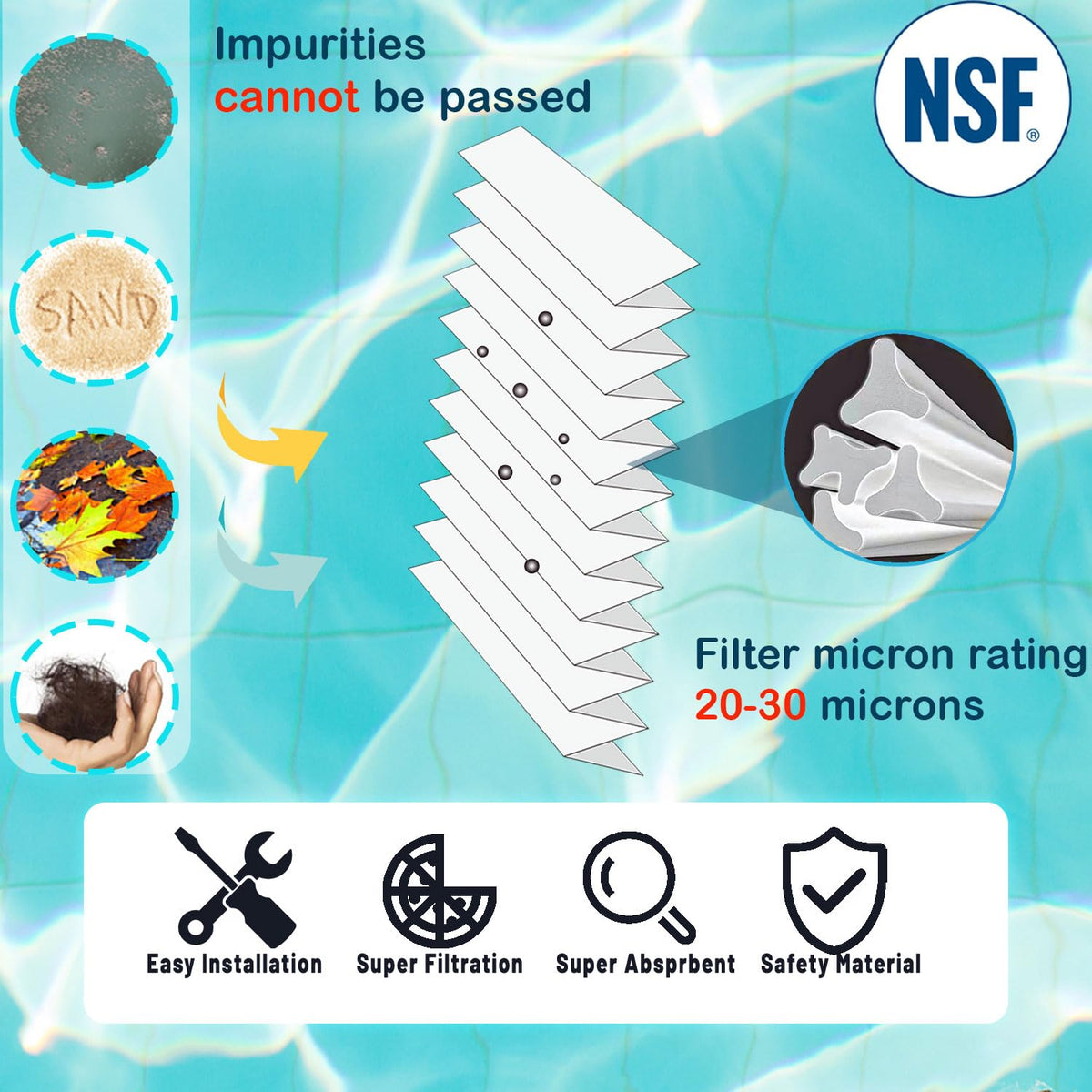 Savener dirt-locking filtration architecture captures debris for easier cleaning.