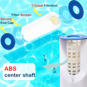 Savener NSF/ANSI 50 certified spa filter component for safe materials.