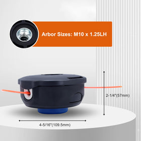 Savior 128LD trimmer head compatibility list highlighting wide model support.