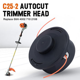 Savior 25-2 trimmer head with 10mm bolt for secure mounting