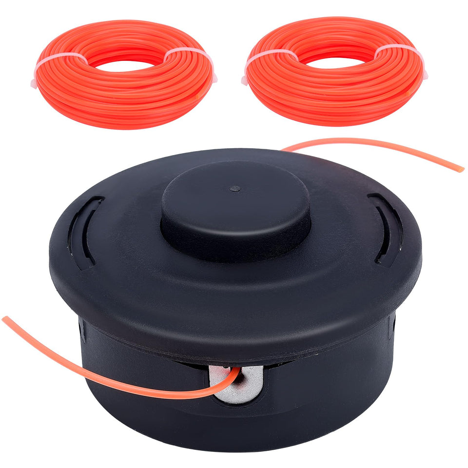 Savior 25-2 trimmer head with bump-feed for fast line advances