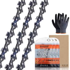 Savior 3Pack 20 inch chainsaw chain packaging box with accessories for quick setup