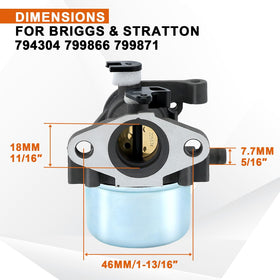 Savior 794304 carburetor kit packaging ready for quick replacement.