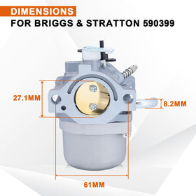 Savior carburetor assembly close-up demonstrates secure fit for compatible engines.