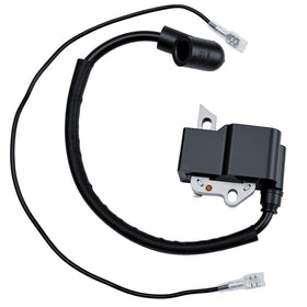 Savior ignition coil module for Husqvarna 124C showing compact replacement for reliable starts
