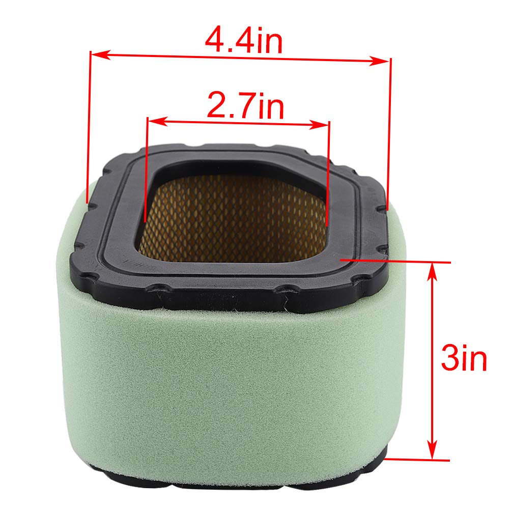 Kohler Courage compatible lawn tractor filter kit for easy maintenance.