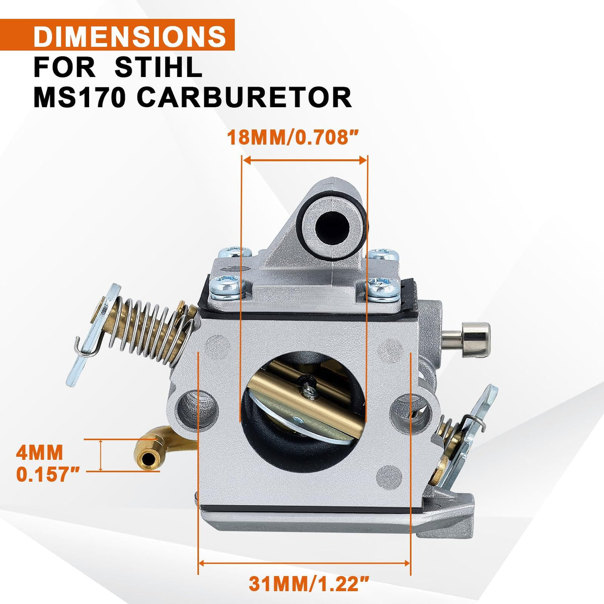 Savior MS170 carburetor packaged kit for easy install and replacement.