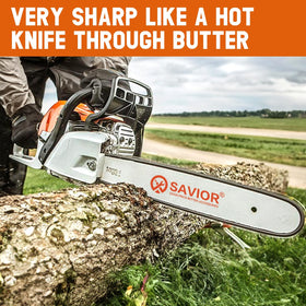 Savior packaging shows all components for quick setup.