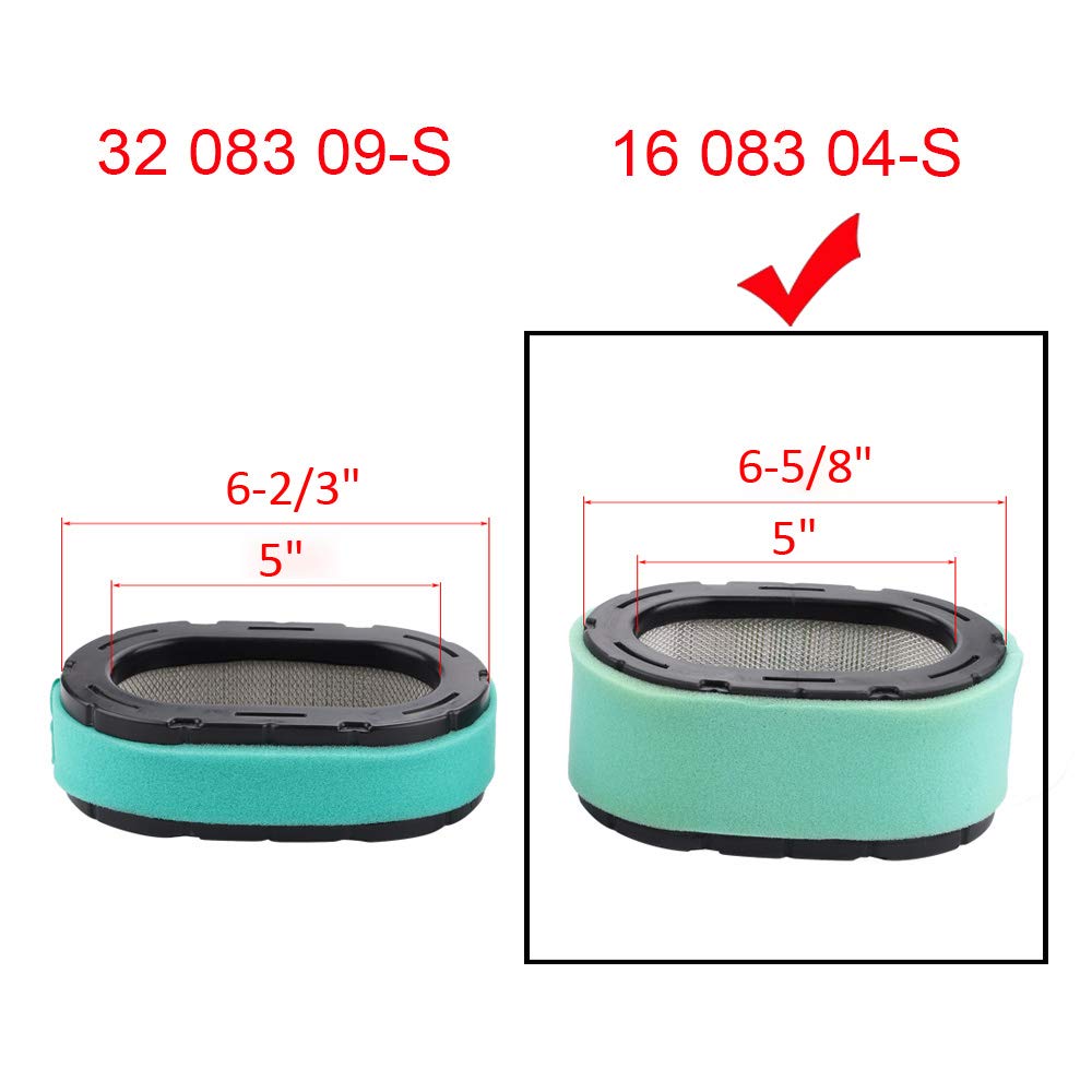 Savior pre cleaner for Kohler 16-083-05-S traps dust before filtration