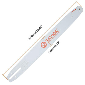 Bar and chain with protective oil for immediate use.