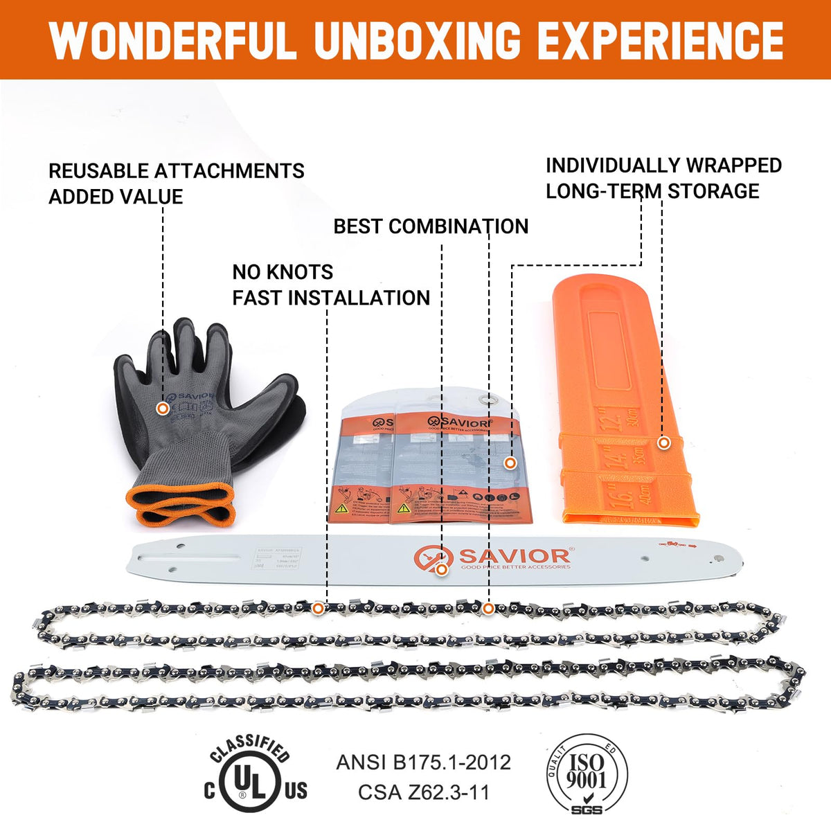 Savior chain with surface oil improves lubrication
