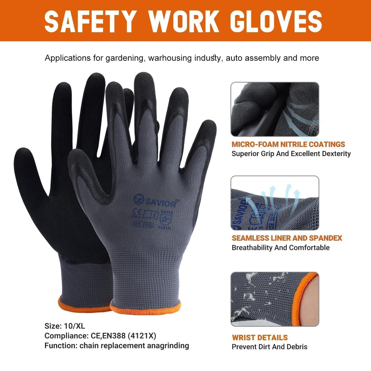 Savior S62 straps ensure secure transport after any job.