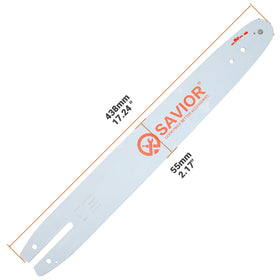 Low-kickback semi-chisel chain design for safer operation