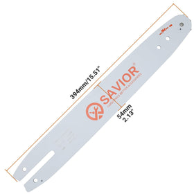 Savior storage bags keep bar and chain organized during transport.