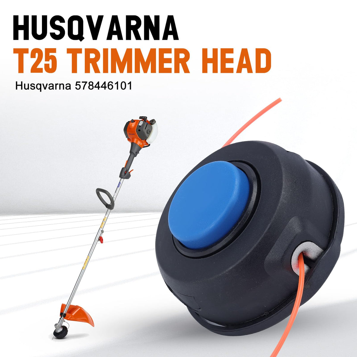 Savior T25 trimmer head installation guide demonstrates easy mounting to compatible tools.