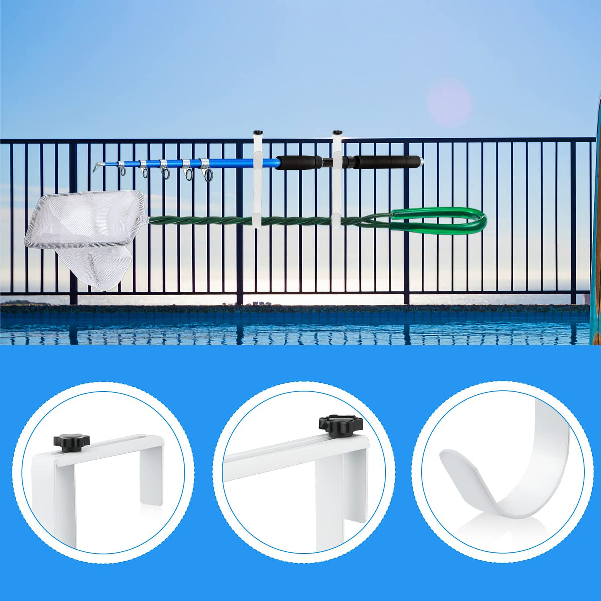No-screw installation makes setup quick and tool-free