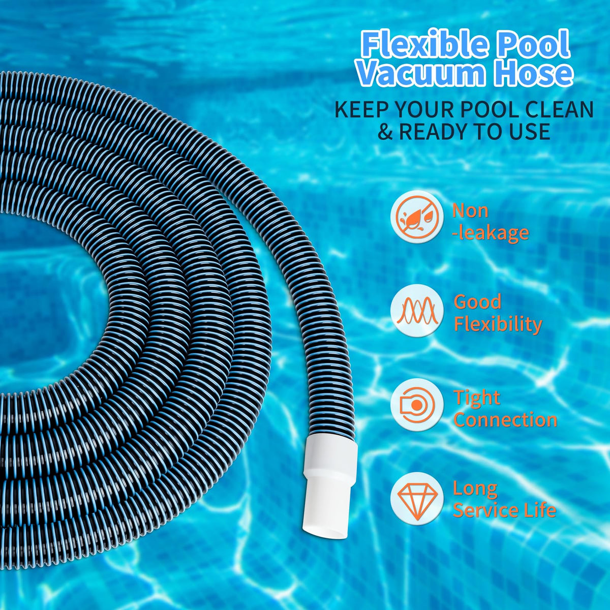 Sawluv hose resists chemicals and UV exposure for lasting use