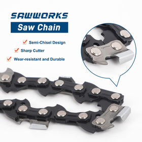 SawWorks chrome outer layer closeup highlighting durability