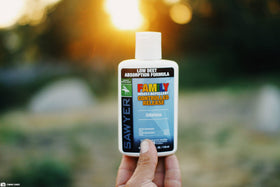 Sawyer odorless non-greasy formula texture close-up for comfortable application