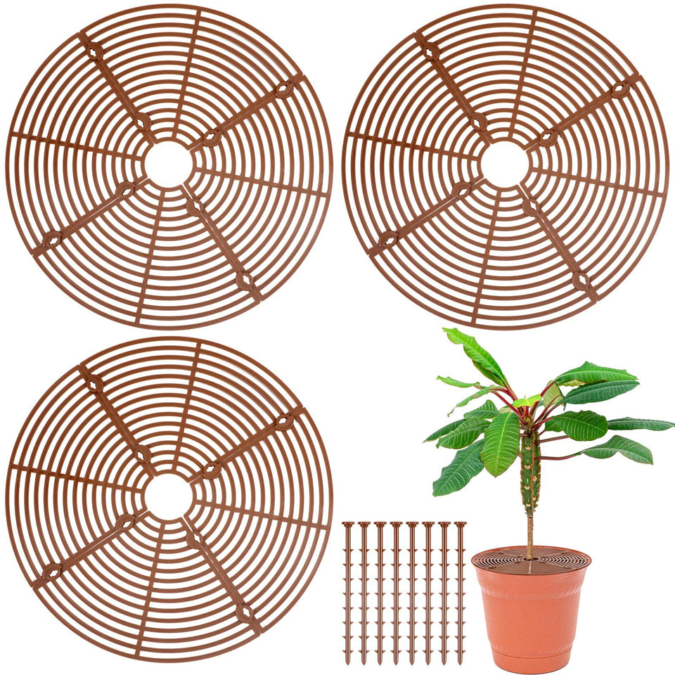 Sawysine coffee pot grid 11.8in cover protects soil and keeps spaces clean.