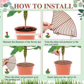 Sawysine indoor-outdoor pot protector in coffee finish blends with decor.
