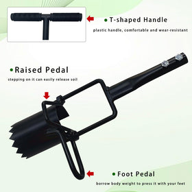 Saxhexx long-handle design reduces back strain during operation