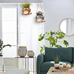 Saysmile String-of-Pearls Pot suits trailing plants and decor.