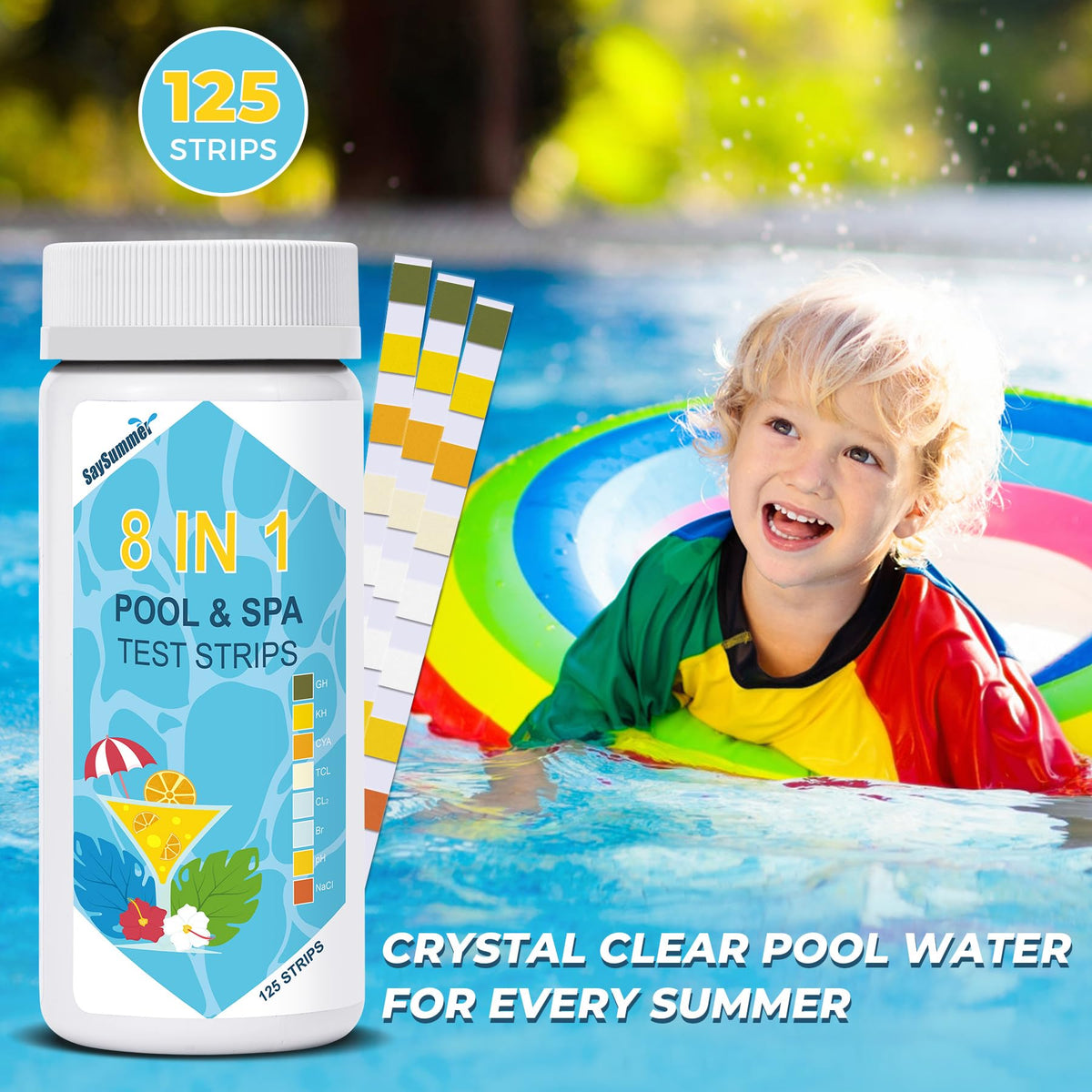 SaySummer compatibility for inground and above-ground pools in one kit.