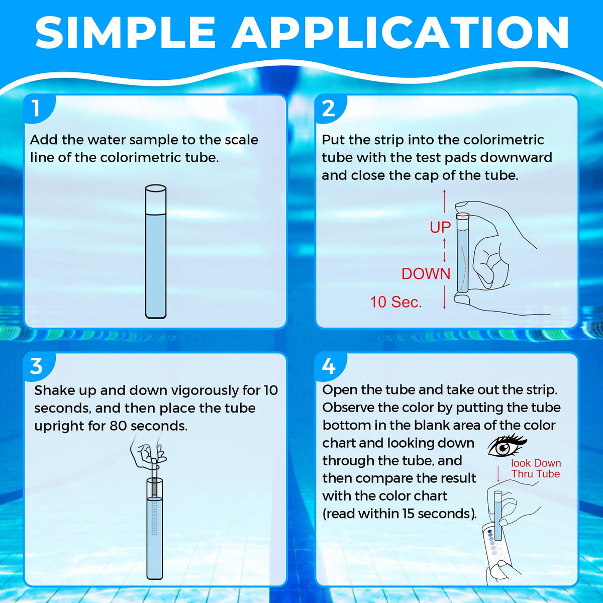 SaySummer phosphate test tube cap image demonstrates a secure seal.
