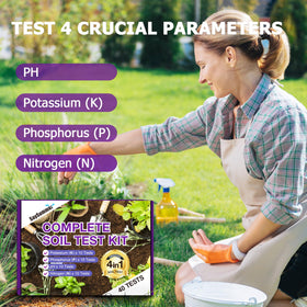 SaySummer color chart close-up showing pH, N, P, K indicators for planning.