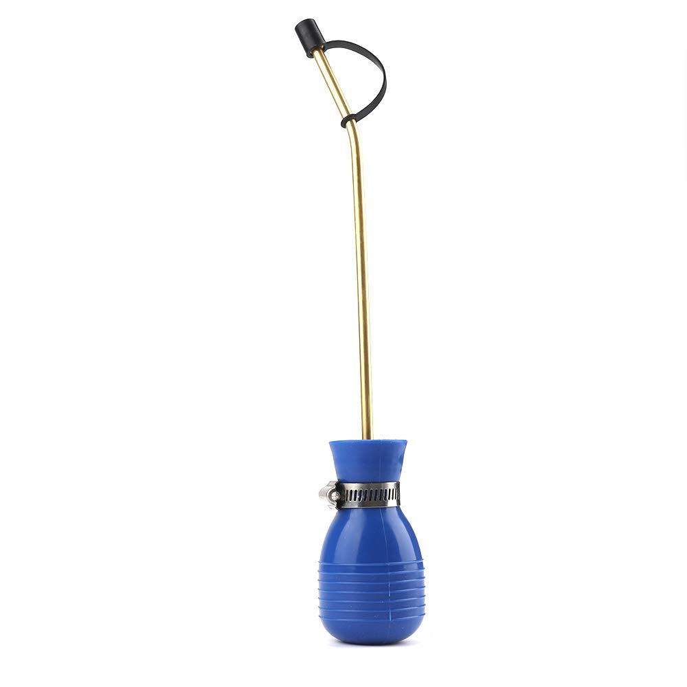 Sbestily bulb duster blue front view for precise powder application
