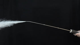Extendable reach helps cover cracks and roots with ease.
