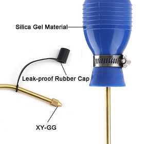 Sbestily powder duster in action delivering controlled powder flow
