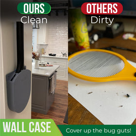 SBL Home zapping action closeup captures insects being neutralized quickly