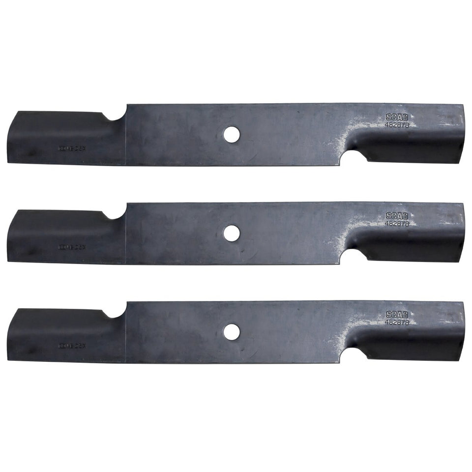 Scag 482878 blade front view for precise mowing