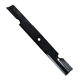 Close-up of blade edge shows OEM build for durability and quick replacement.