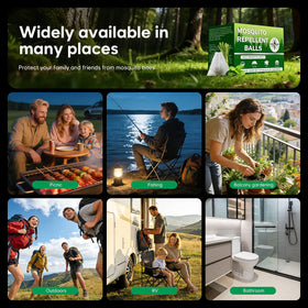 Scarilpest Easy-setup mosquito repellent units for simple placement.