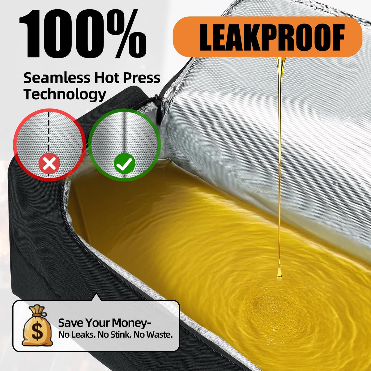 SCAUSY seamless hot-press tech prevents oil leaks during resting