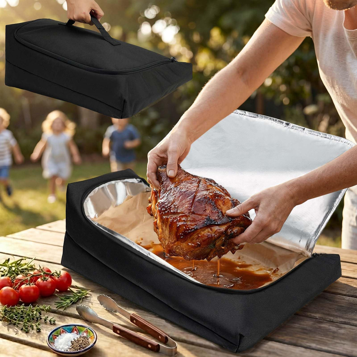 SCAUSY upgraded resting bag with top opening for easy handling