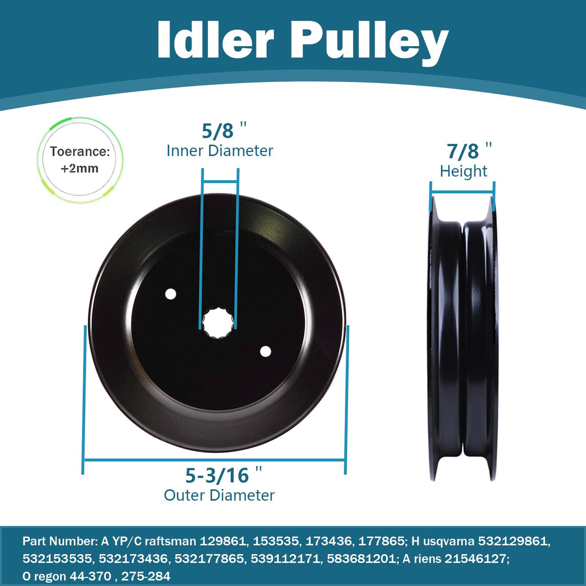 SCBHWJ 42-inch deck rebuild kit idlers reducing belt wear