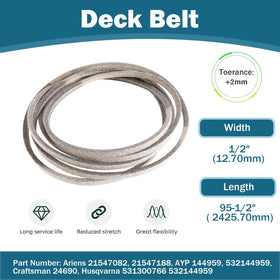 SCBHWJ 42-inch deck rebuild kit in-use on a mower deck