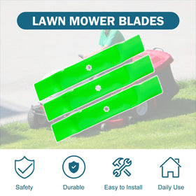 SCBHWJ blade length 17-1-8 inches aligned for 48'' decks