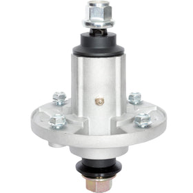SCBHWJ deck spindle front view shows durable aluminum body for reliable mowing.