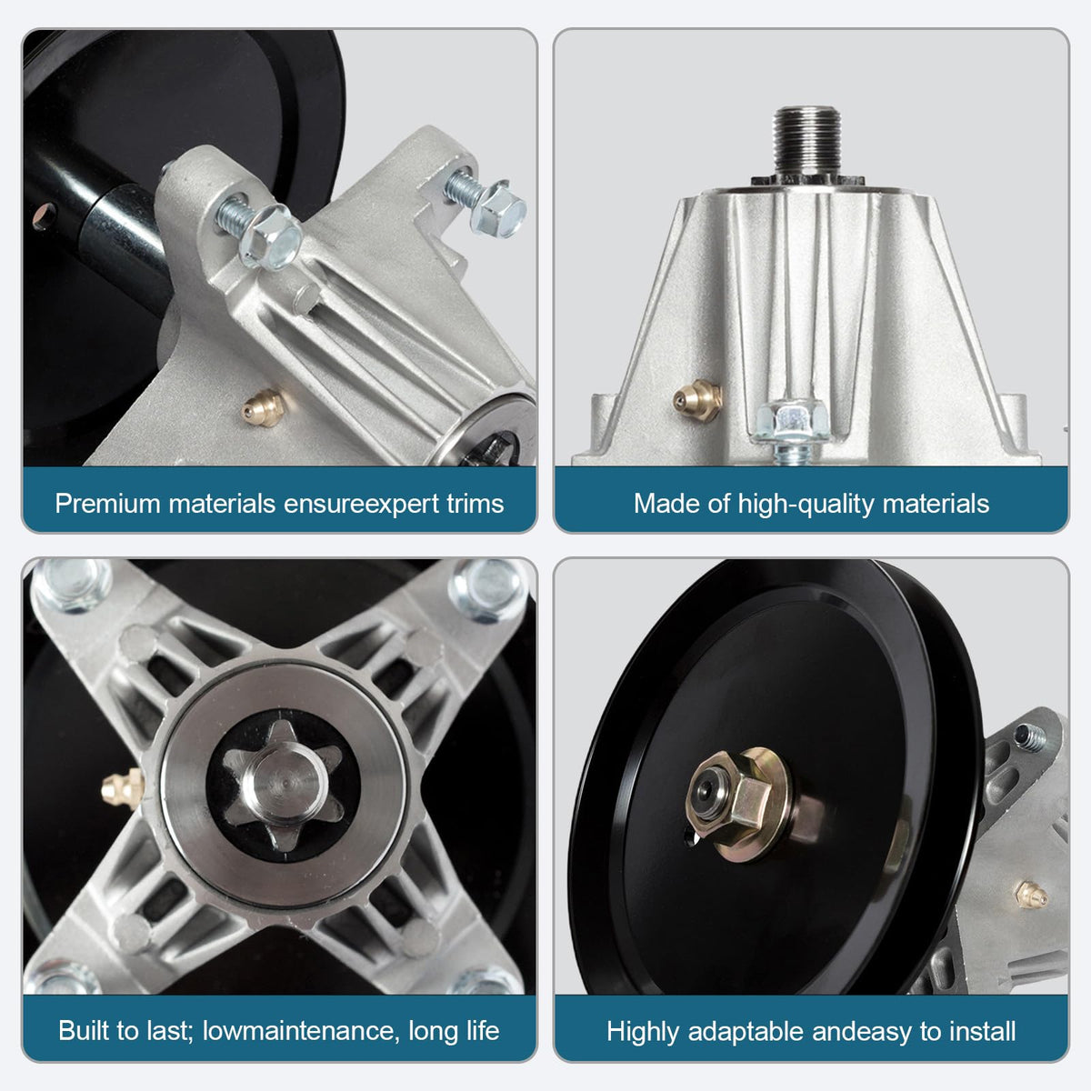 SCBHWJ Pony 42-deck spindle compatibility improves deck alignment