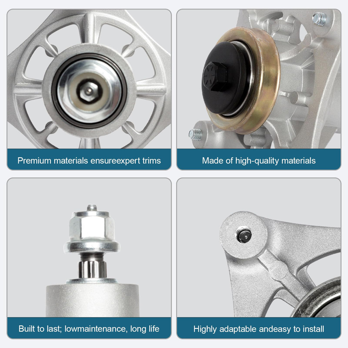 SCBHWJ spindle fits Husqvarna and Craftsman 42-54 inch decks.