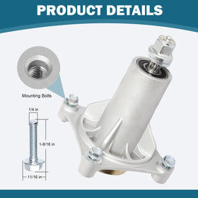 SCBHWJ greased spindle with visible grease zerk for maintenance.