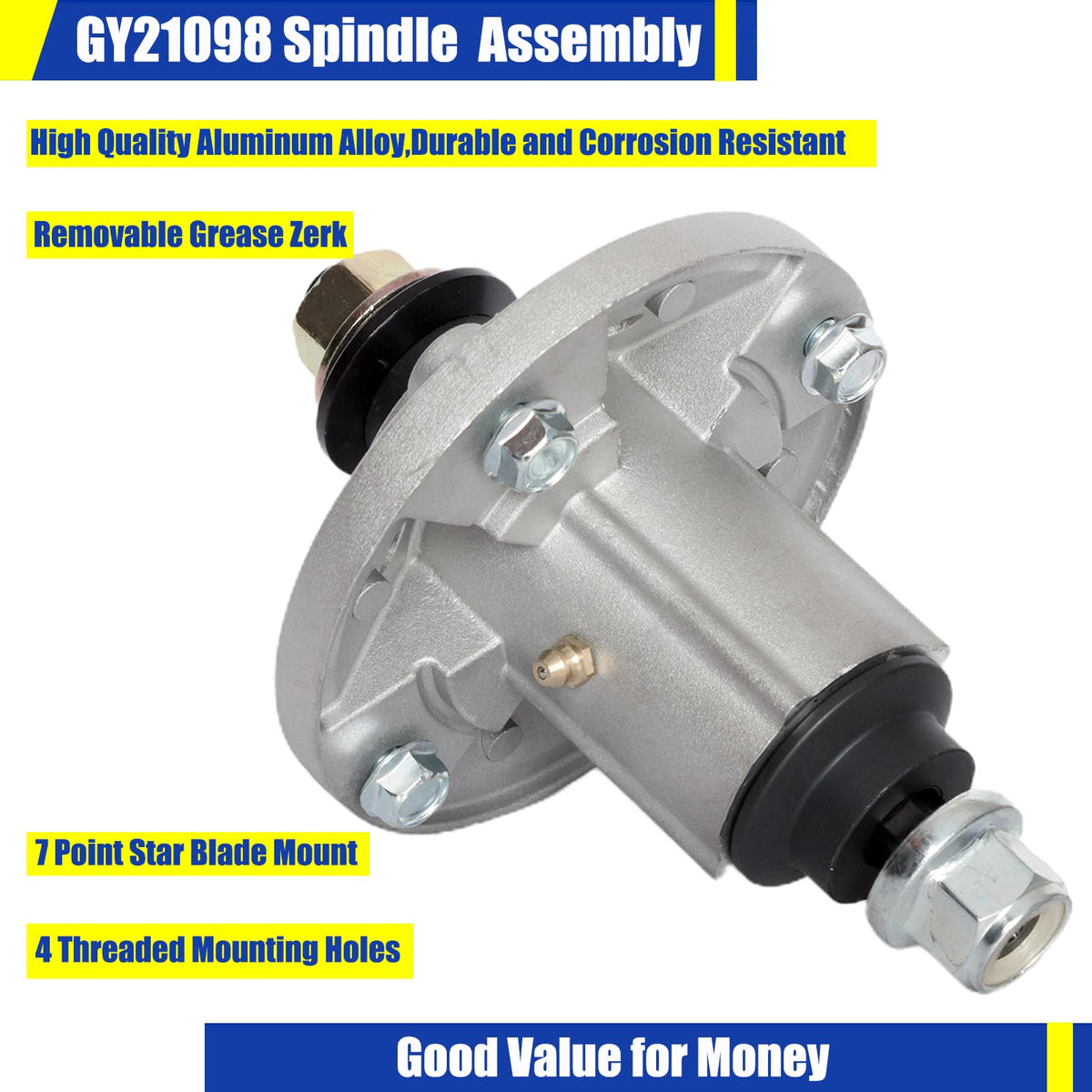 SCBHWJ spindle components pack displays complete hardware for easy installation.