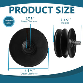 SCBHWJ variable-speed pulley side view, compatible with MTD and Yard Machines for easy replacement.